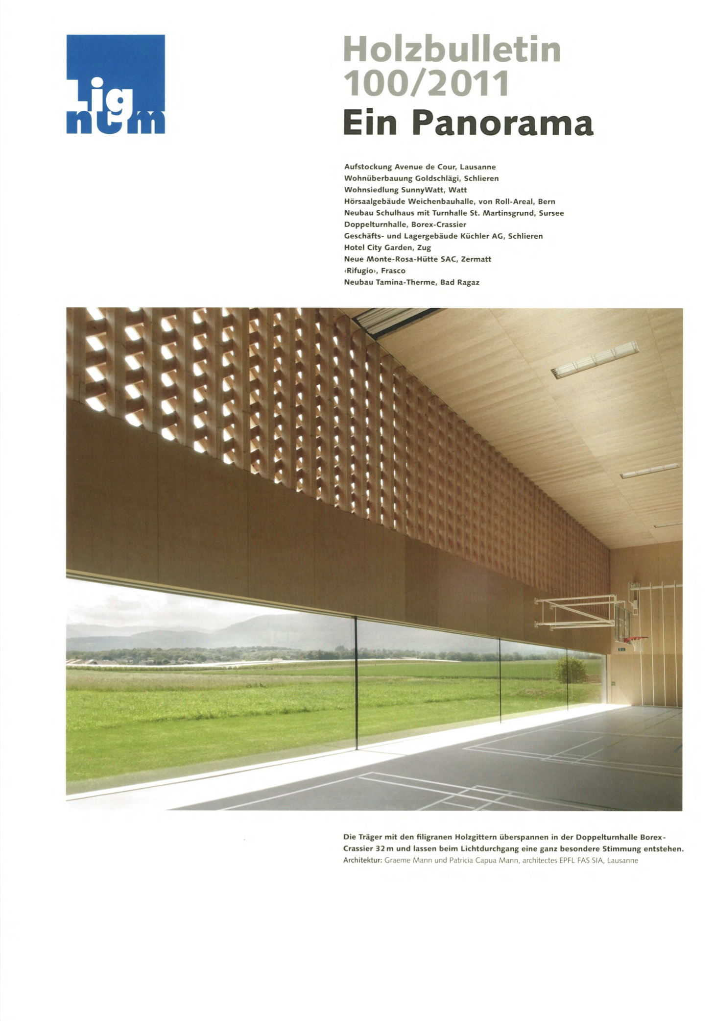 Lignum Holzbulletin 100/2011