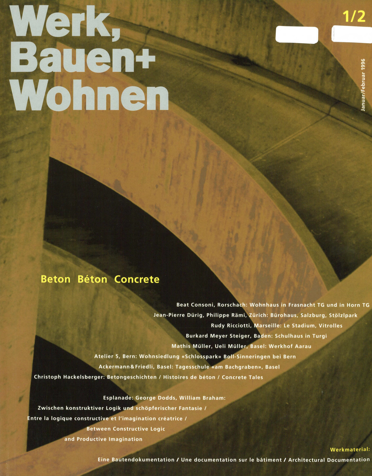 werk, bauen + wohnen 1/1996